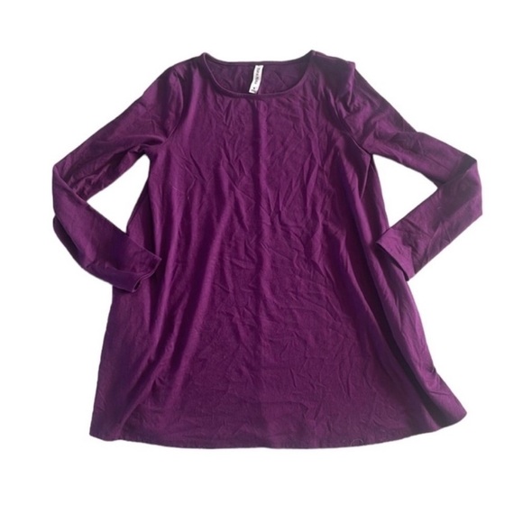 Nordstrom Size Medium Purple Bohemian Style Tunic Top. - Picture 2 of 6